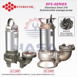 Bơm hố móng inox Evergush EFS-20